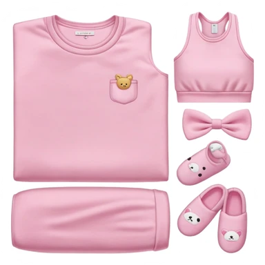 A pink Peter Alexander set sticker