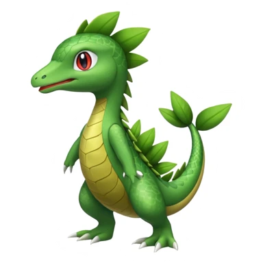 Larvitar-Sceptile-Snivy-hybrid-fusion (full body) sticker