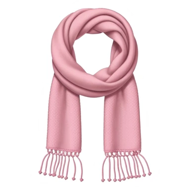 Light pink scarf sticker
