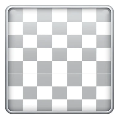 Light gray and white square with a checkered pattern 8x8 sticker