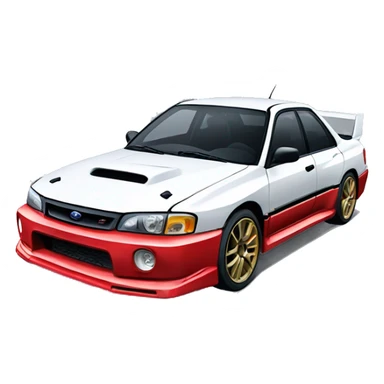 subaru GC8 STI sticker