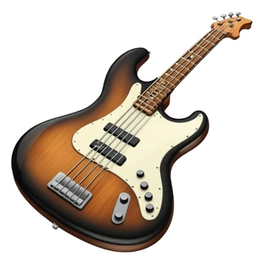 bass guitar  sticker