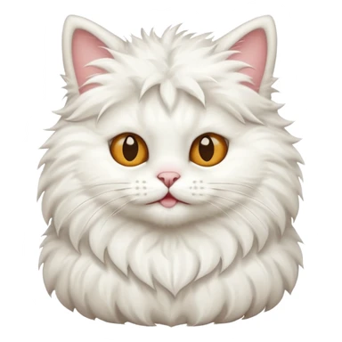 white cat with funny costume sticker
