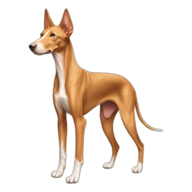 Pharaoh hound dog full body sticker