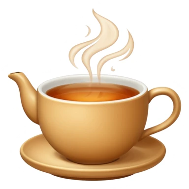 a cup of tea sticker