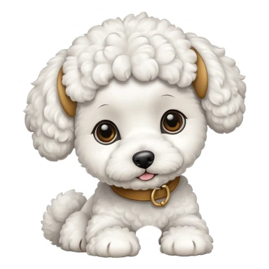 bichon sticker