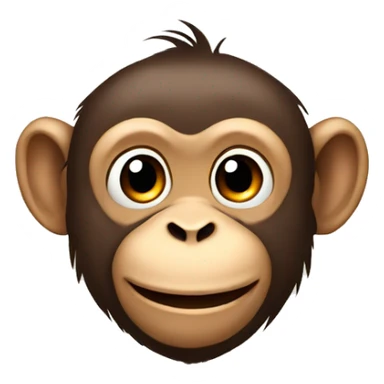 monkey with birthda sticker