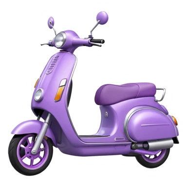 lilac scooter sticker