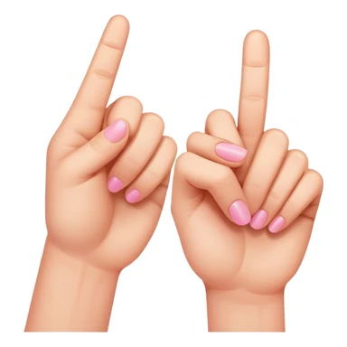 pinky finger up sticker
