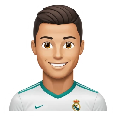 Cristiano Ronaldo, famous soccer player sticker