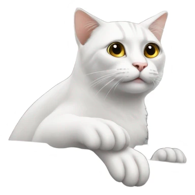 Cat driving car sticker