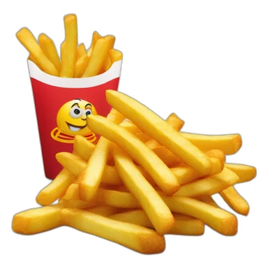 McDonalds fries sticker