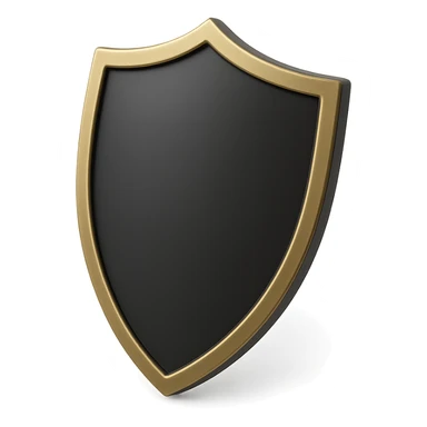 <systemPrompt>
  <style>
    <renderType>3D</renderType>
    <finish>Soft matte</finish>
    <colors>
      <primary>Black</primary>
      <secondary>Antique gold</secondary>
      <background>Pristine white</background>
    </colors>
    <composition>
      <angle>Isometric</angle>
      <shadows>Feathered</shadows>
      <lighting>Ambient glow</lighting>
    </composition>
    <tone>Minimalist</tone>
    <aesthetic>Simple and elegant</aesthetic>
  </style>
</systemPrompt>

{subject} = shield sticker