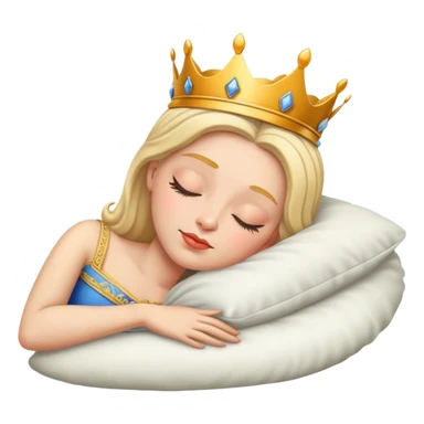 Queen sleeping  sticker