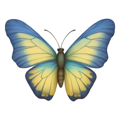 Mariposa azul sticker