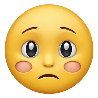Combine the disappointed emoji with the head shaking emoji sticker