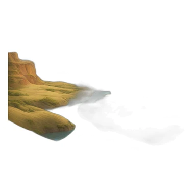 hyperrealist landscape sticker