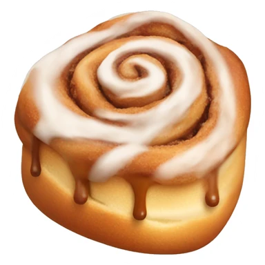 Cinnamon roll with sugar and Rosa color  sticker