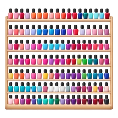 nail art shop sticker