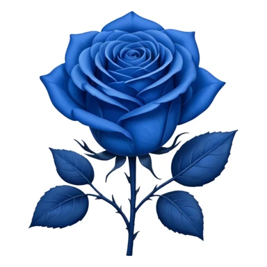 Rosa azul sticker