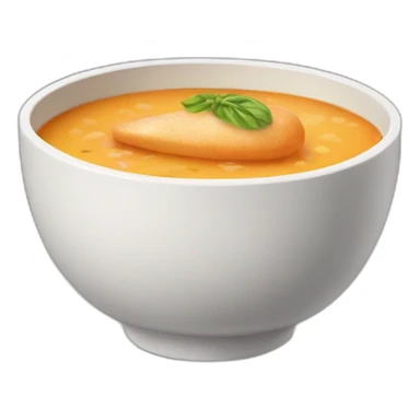 Shoe in a bowl of soup sticker