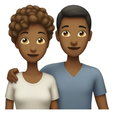 mother and son sticker