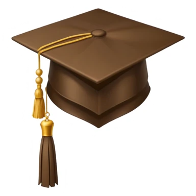 I want a brown graduation cap with 2025 on the tassel  sticker