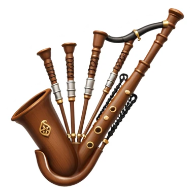 Scottish bagpipes sticker