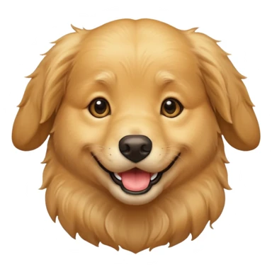 Cute golden retriever  sticker