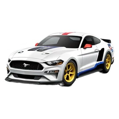 2024 ford mustang nascar sticker