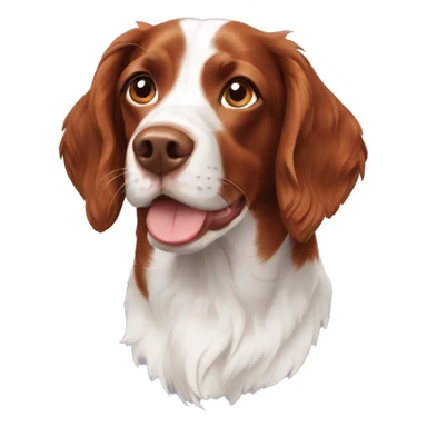 Brittany spaniel sticker