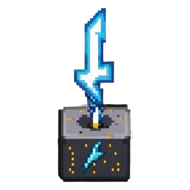 power up box with lightning bolt sticker