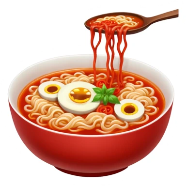 The sun's tomato ramen sticker