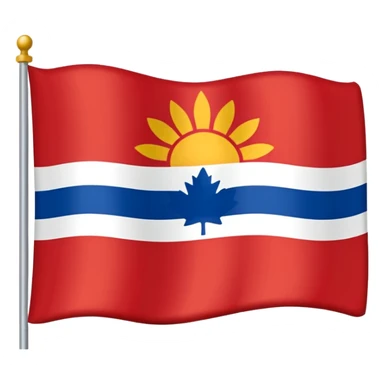 Republic of Alberta flag sticker