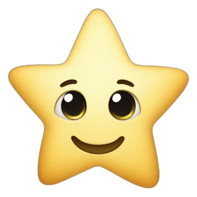 a star in a sky filled with clouds sticker