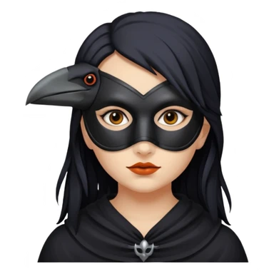 Caw girl sticker