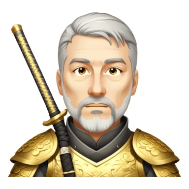 Golden Samurai sticker
