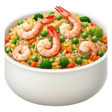 Shrimp fried rice  sticker