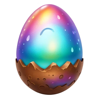 magical poop easter cosmic egg landscape  sticker
