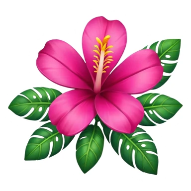 Flower Hawaiian  sticker