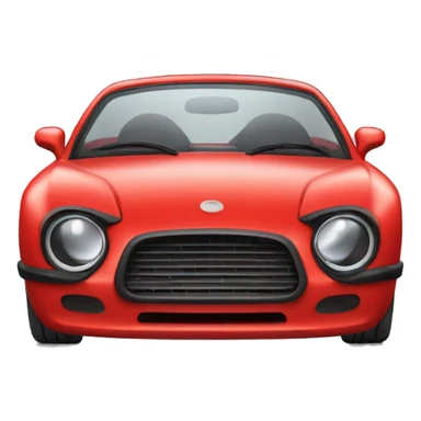 red sports car with spoiler sticker