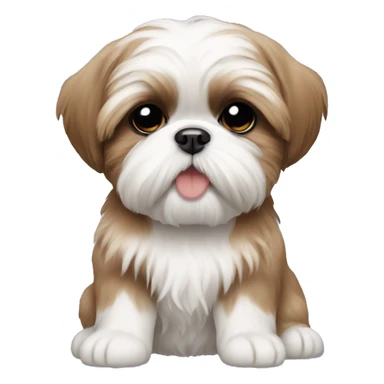 Shih tzu puppy sticker