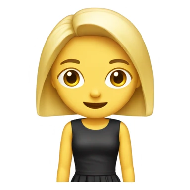  black mini skirt sticker