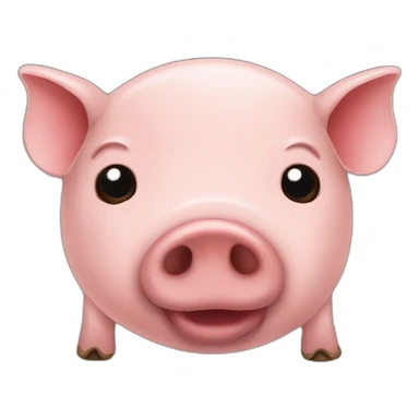 Cochon mange hambon sticker