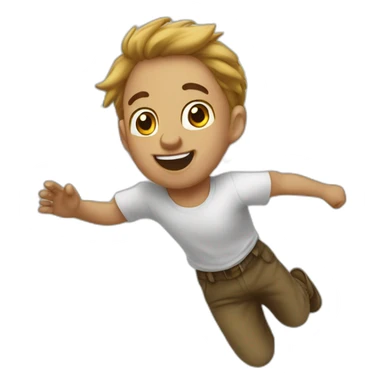 puting flying to the africa sticker