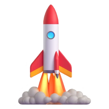 Rocket Colour full sticker