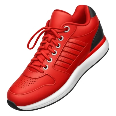 red sport shoe sticker