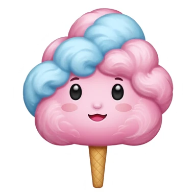cotton candy sticker