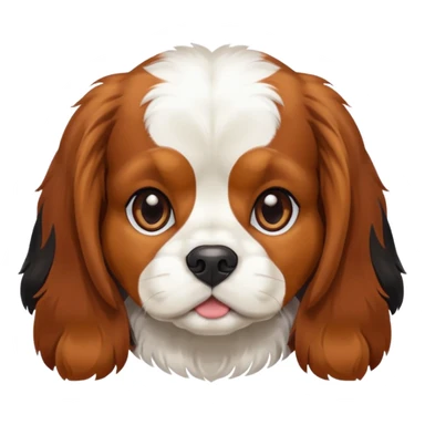 Cavalier king dog sticker