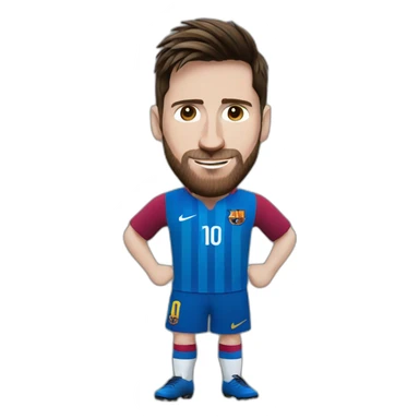 Emoji Messi sticker
